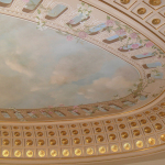 Decorative hand painted ceiling, The Ritz