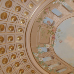 Decorative hand painted ceiling, The Ritz