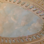 Decorative hand painted ceiling, The Ritz