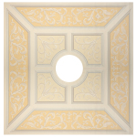 Decorative hand painted ceiling, Arabesque